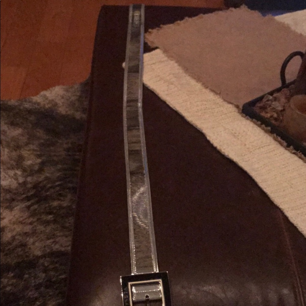 VERSACE SILVER BELT. Size Small. - Picture 5 of 7